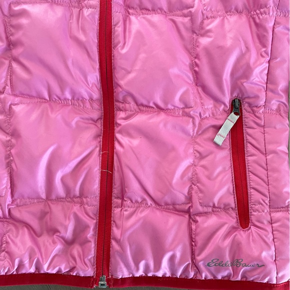 Eddie Bauer First Ascent Kids Puffer Jacket Sz L (12) Pink - Picture 7 of 7